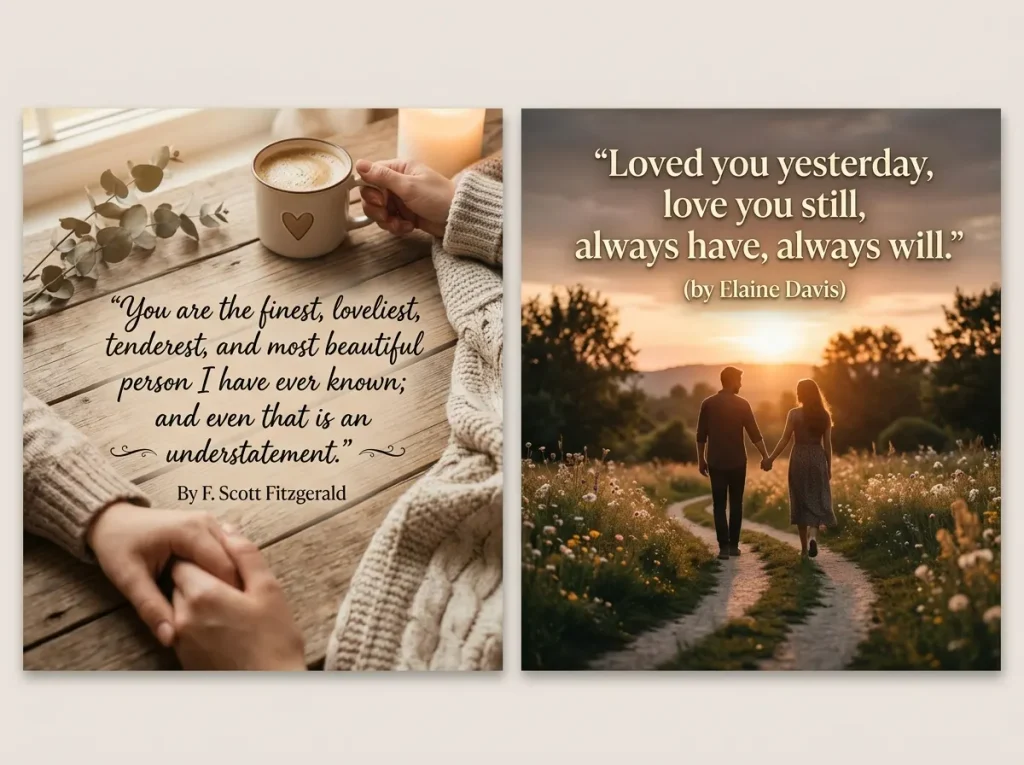 find best romantic quotes and messages in this image